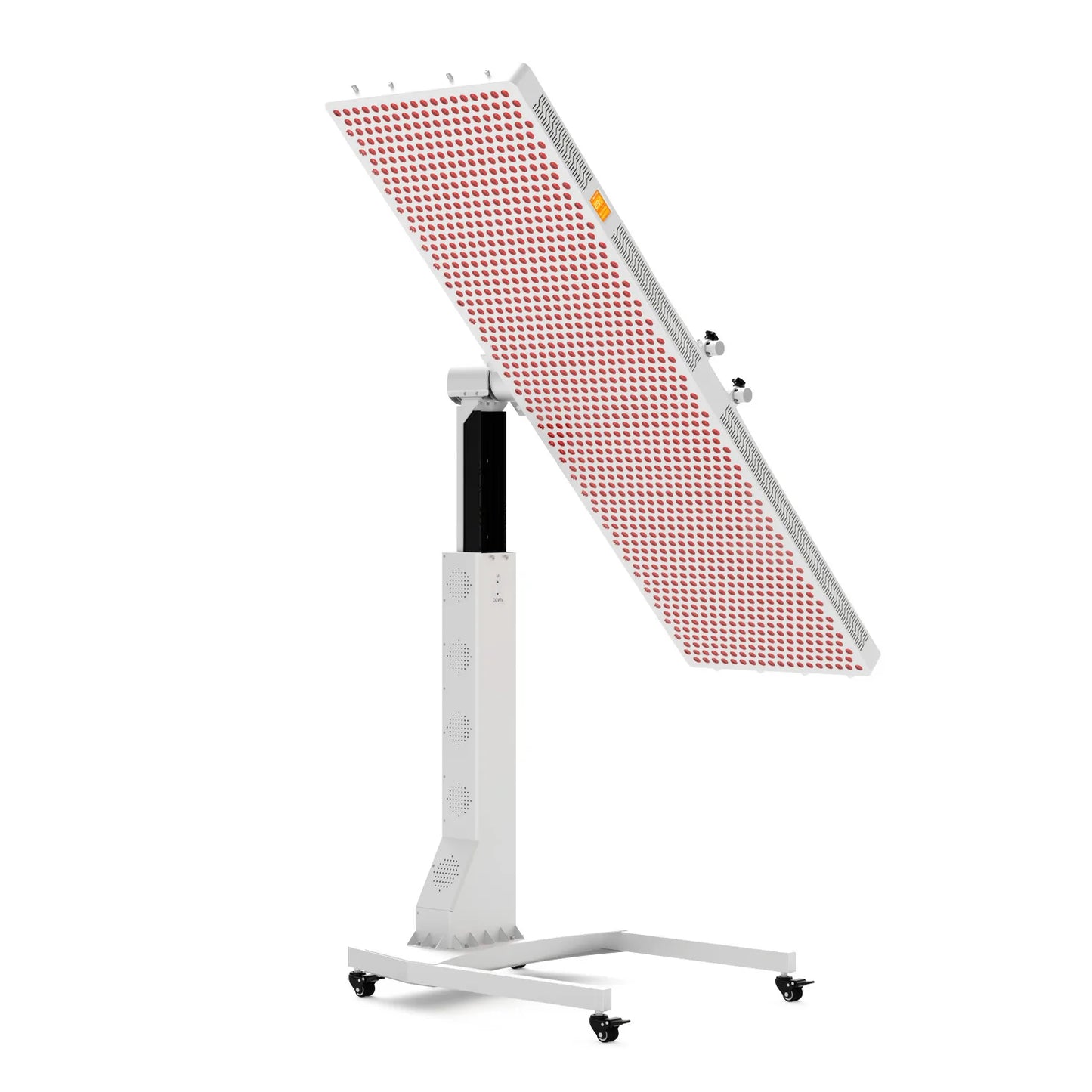 Datum Motorized stand holding a full-body panel