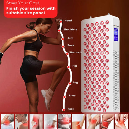 VersoLight Facet compact desktop red light therapy panel, front view