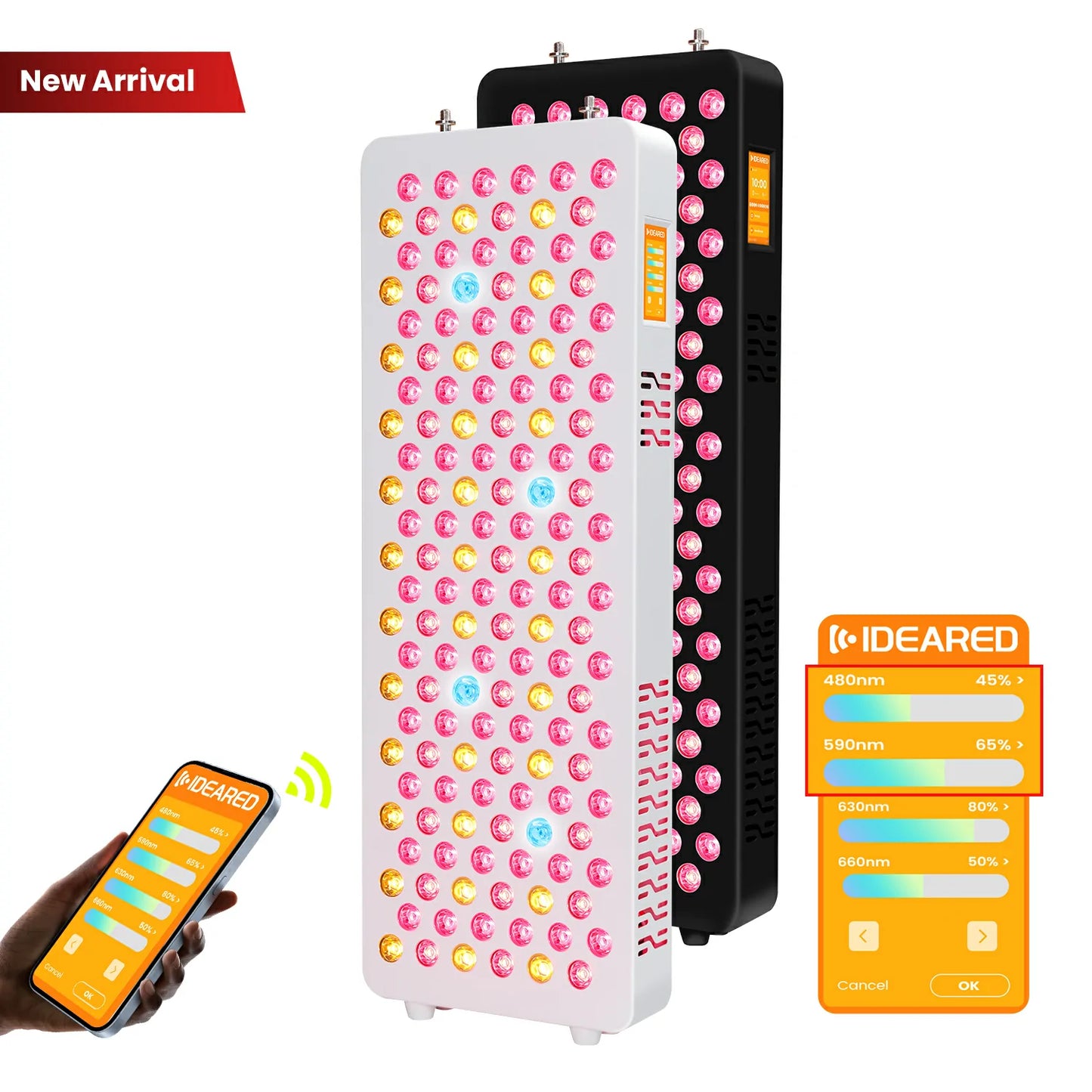 VersoLight Focal Kit: targeted panel with pneumatic stand
